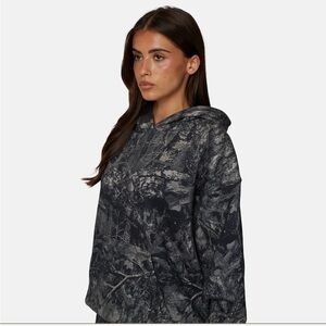 NWT good for nothing woodland camo black hoodie small